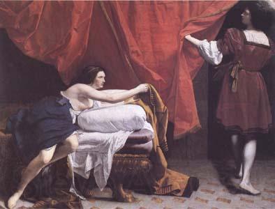 Orazio Gentileschi Joseph and Potiphar's Wife (mk25) Germany oil painting art